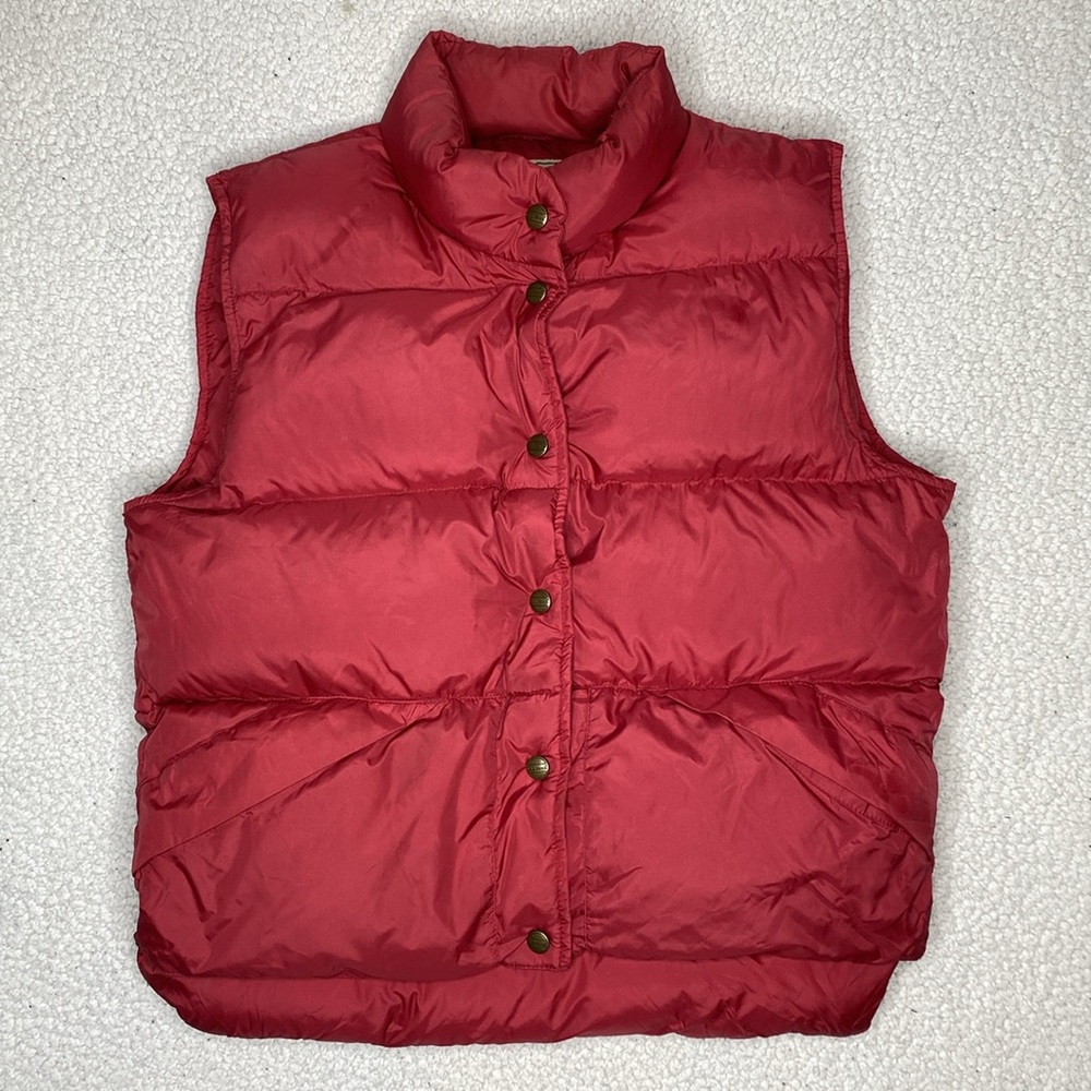 Vintage L.L. Bean Packable Goose Down Puffer Vest: Size Small - Picture 1 of 9